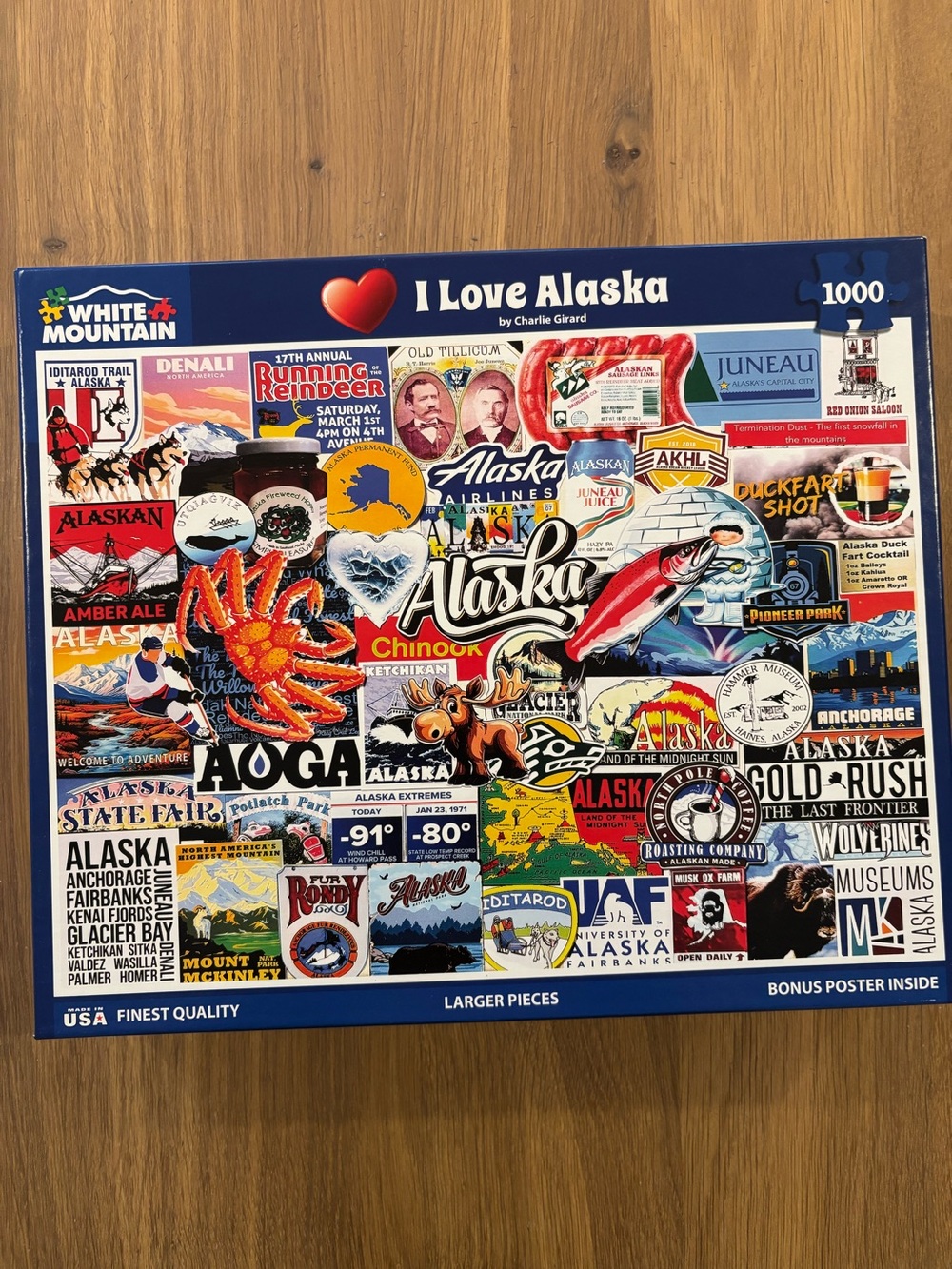 WHITE MOUNTAIN JIGSAW PUZZLE